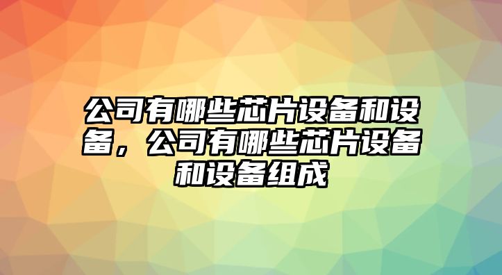 公司有哪些芯片設備和設備，公司有哪些芯片設備和設備組成